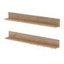 Hanah Home AE107 - 4683 Estantería de Pared Nogal 120 cm